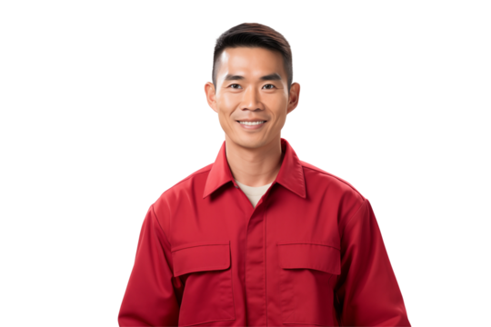 Asian men mechanic on transparent background png cutouts. Images for graphic designers. Image for flyers. Topics related to mechanic. Mechanic world. Job offer. Recruitment. Asia. Asian. China. Japan.