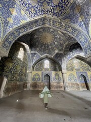 Halle in der Imam Moschee, Isfahan