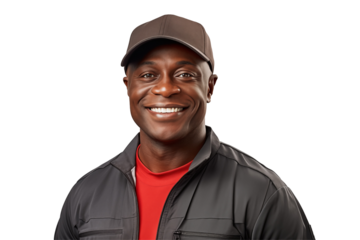 Afro american men mechanic on transparent background png cutouts. Images for graphic designers. Image for flyers. Topics related to mechanic. Mechanic world. Job offer. Recruitment. Africa. Afro.