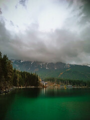 lake in the mountains eibsee