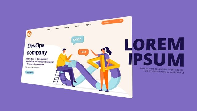 Modern Website Mockup Promo Slideshow