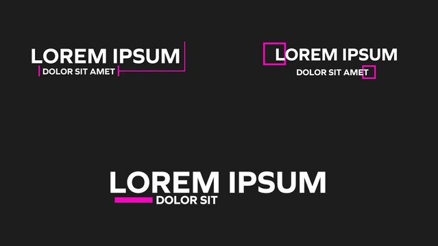 Clean Corporate Business Lower Thirds and Title Intro Bundle