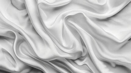 Fototapeta premium A close-up shot of a white fabric texture