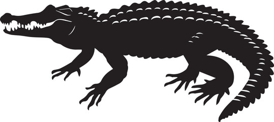 crocodile with a background