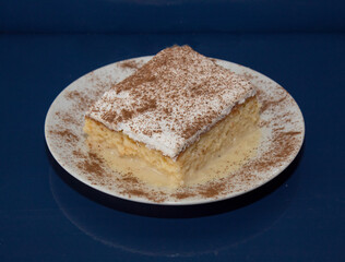 piece of cake on a plate