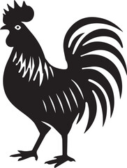 Fototapeta premium rooster isolated on white background