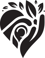 silhouette of a couple with heart