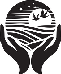 silhouette of a couple with heart