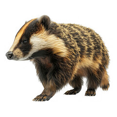 Fototapeta premium European Badger Close Up.
