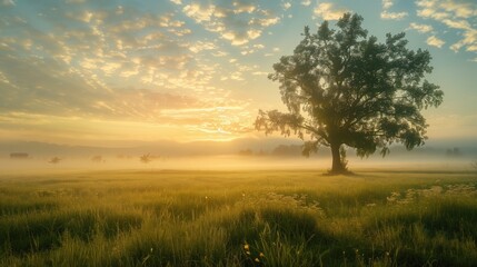 Free good morning scene wallpaper background photo
