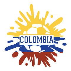 Soccer ball Colombia Flag svg png, colombia flag shirt, distressed colombia flag svg, colombian flag clipart, colombia flag vector, colombian flag design element
