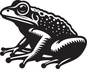 Frog vector style illustration design