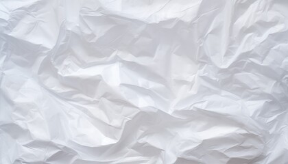 white plastic bag crumpled