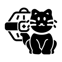 cat carrier Solid icon