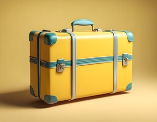 luggage yellow