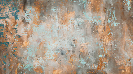 Abstract Texture with Shades of Brown, Blue and Gold