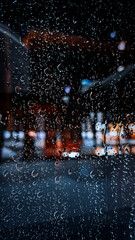 rain drops on the window