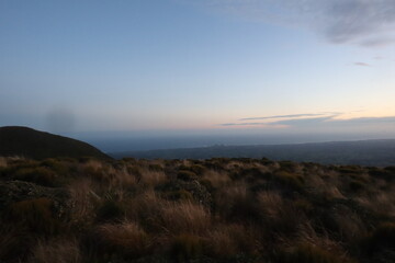 Mount Taranaki Plants New Zealand Sunset