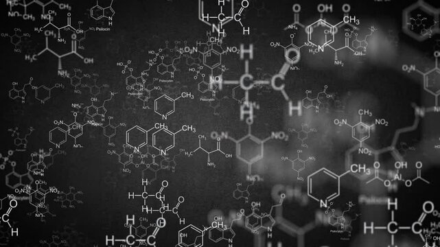 Chemical Formulas Molecule Medical Science Healthcare Research