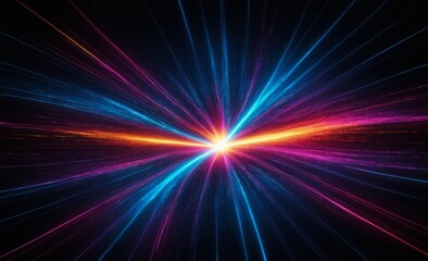 Abstract Background with Light Rays