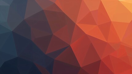 Fototapeta premium Abstract Geometric Background with Orange and Blue Tones