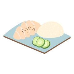 Hainanese chicken rice singapore food