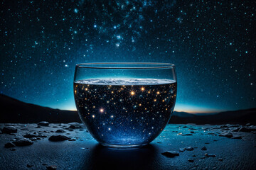 밤하늘_컵_별빛