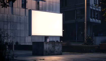 Obraz premium billboards on the street