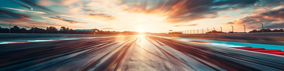Race track background sunlight sky background