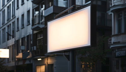 Obraz premium billboards on the street
