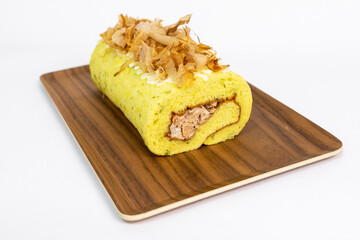 Enjoy delicious tuna cake rolls on weekend afternoons