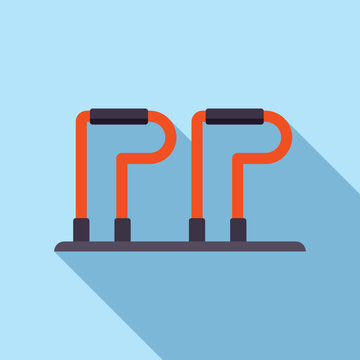 Parallel bars for push ups on floor, fitness equipment for home or gym