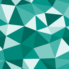 Obraz premium Triangles background design. Large triangles size. Repeatable pattern. Minty fresh color palette. Stylish vector tiles. Seamless vector illustration.