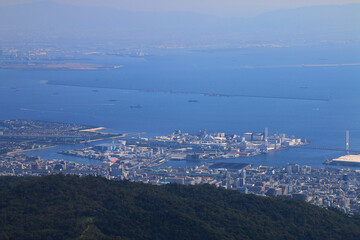 六甲山からの眺望・神戸（兵庫県・神戸市）
