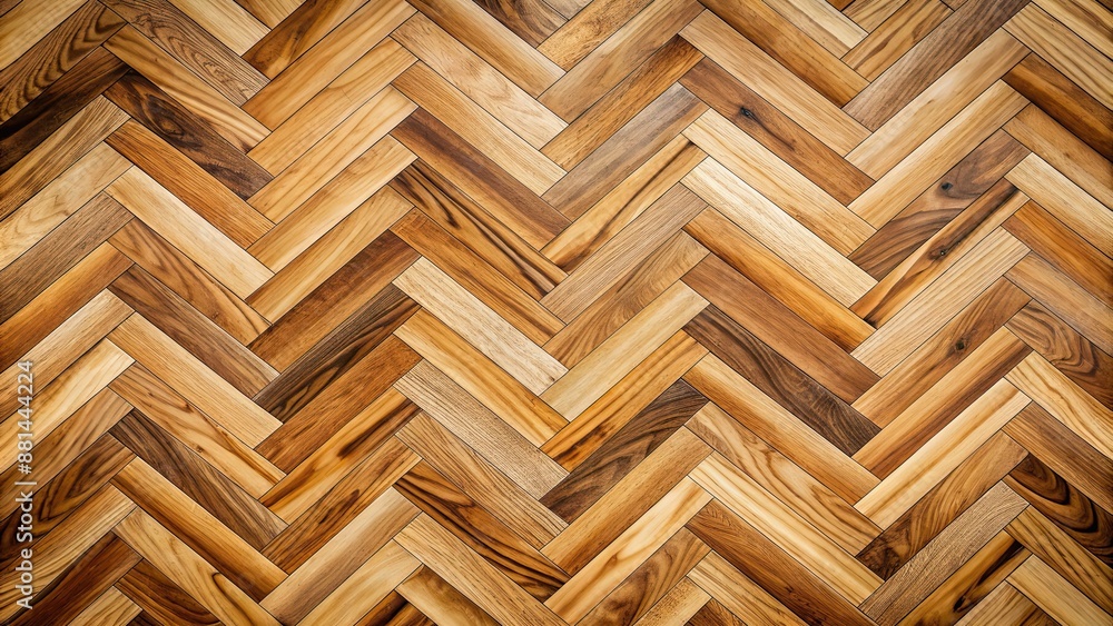 Wall mural Wooden parquet flooring arranged in a stylish pattern , hardwood, floor, design, interior, home, decoration