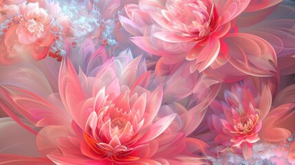 Fototapeta premium Beautiful flower arrangement, pink theme