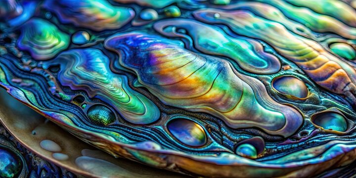 Shimmering abalone shell background for designers and creators, abalone, shell, background, texture, iridescent, shimmering