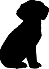 puppy dog silhouettes