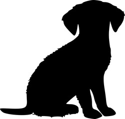 puppy dog silhouettes