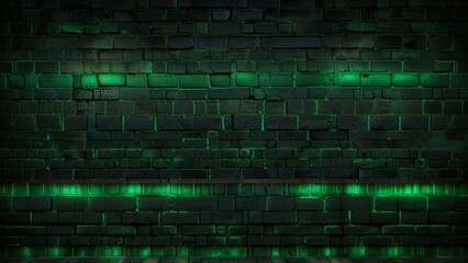 Obraz premium green binary background