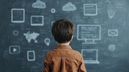 Customized learning experiences, showcasing personalized educational platforms and tools