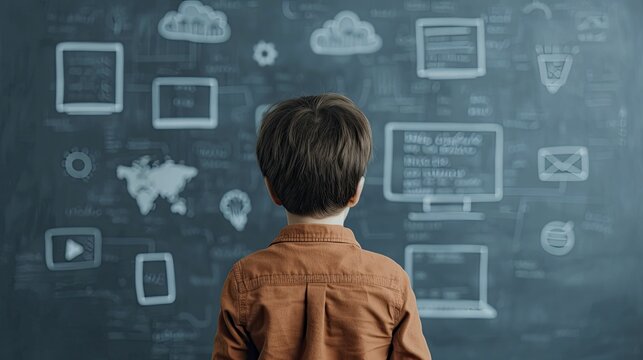 Customized learning experiences, showcasing personalized educational platforms and tools