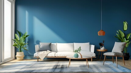 Modern interior design of lounge and living room