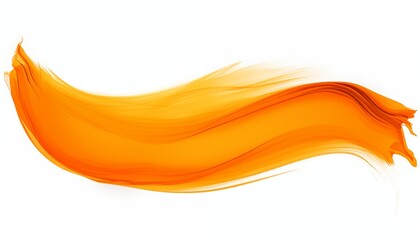 abstract orange wave splash paint