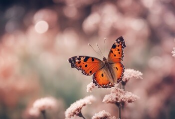 Obraz premium black simbols white set butterfly pattern