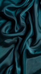 Obraz premium Teal fabric background. Abstract background