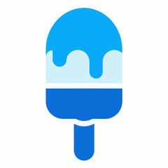 Minimalist Ice cream logo design vector art illustration