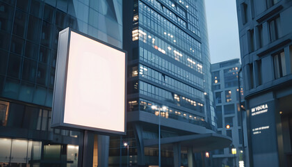 Obraz premium billboards on the street