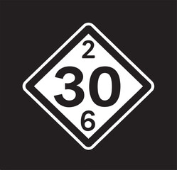 limit sign