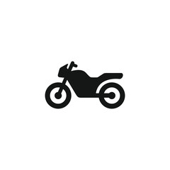 Fototapeta premium Motorcycle icon vector. EPS 10 editable vector